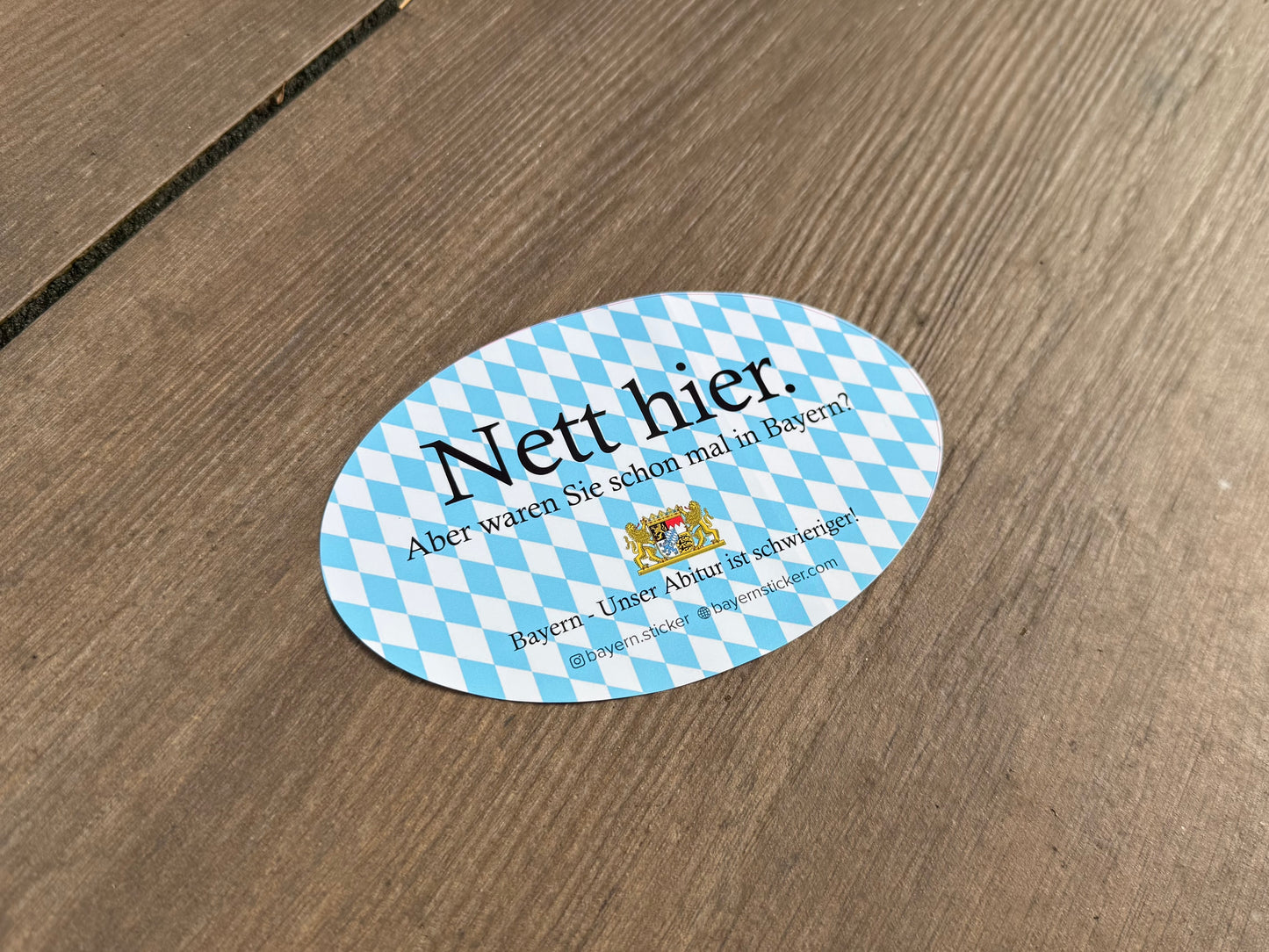  Slogan: "Unser Abitur ist schwerer!" mit Druckfehler *limitiert*