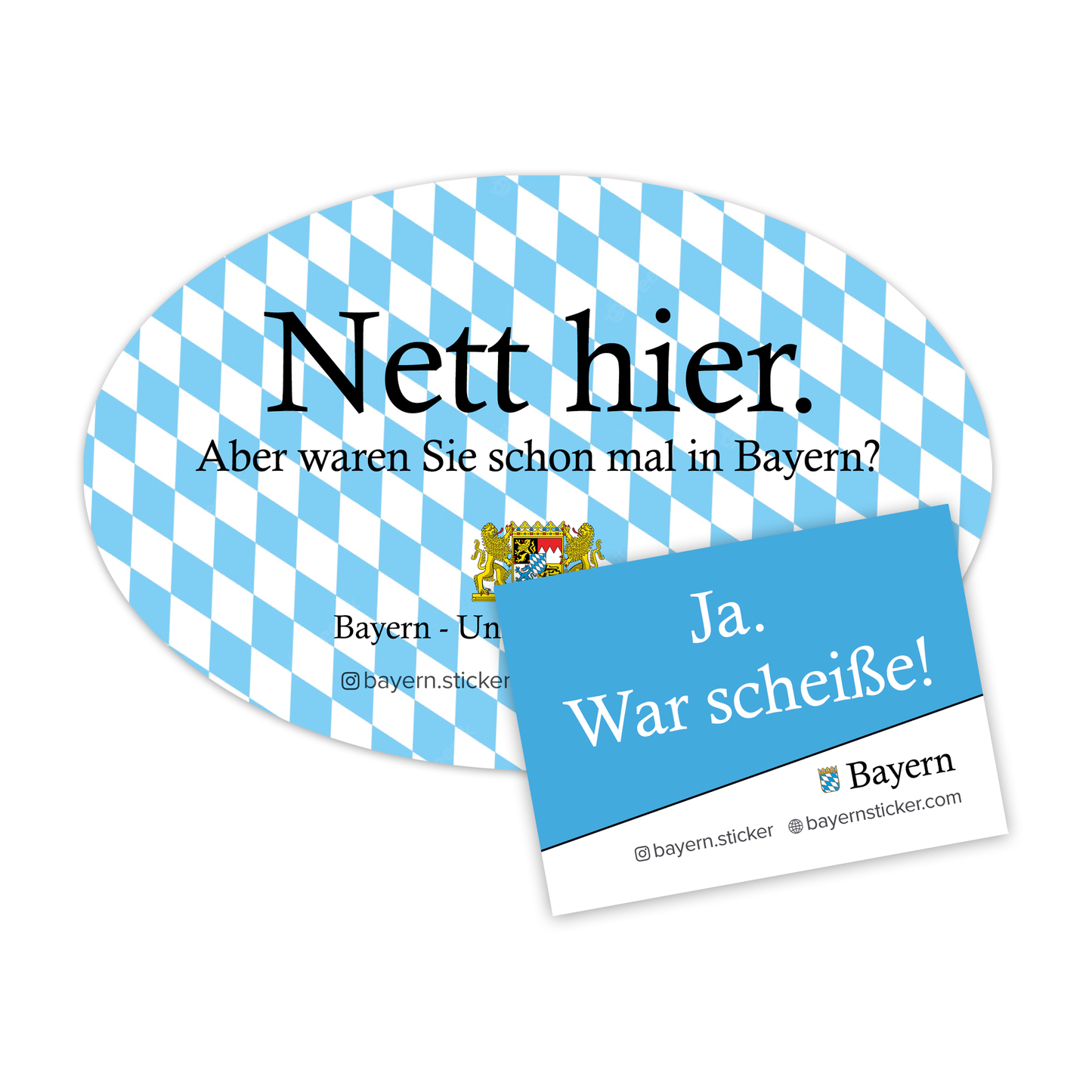 Sticker-Bundle 2x 50 Stk. | "Unser Bier ist besser!"